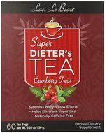 Super Dieter's Tea-Cranberry Twist 60ct Super Dieter's Tea-Cranberry Twist 60ct box Natrol