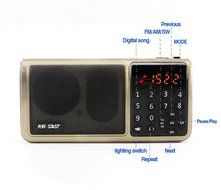 SAST Personal Portable FM Radio ultralight weight(4.8ounce) With Flashlight, Hi-Fi Digital Music Player, Support... N14