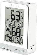 Ambient Weather WS-2063-W Indoor Temperature and Humidity Monitor with Backlight