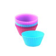 PYD 8PCS Silicone Cake Cupcake Liner Baking Cup Mold Tins Non-stick Bakeware Cookware for Muffin Egg Tart Cakes