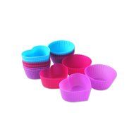 PYD 8PCS Silicone Cake Cupcake Liner Baking Cup Mold Tins Non-stick Bakeware Cookware for Muffin Egg Tart Cakes N2