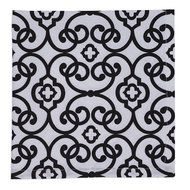 DII 100% Cotton, Basic Everyday 18x18" Buffet Napkin, Set of 6, Multi Color Zig Zag N8