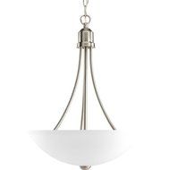 Progress Lighting P3914-09 Gather Collection 2-Light Foyer Pendant, Brushed Nickel by Progress Lighting