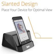 Satechi iFit-2 Portable Rechargeable Speaker Stand for Smartphones &amp; Tablets: iPad Mini, Air, 3, iPhone 6 Plus... N5