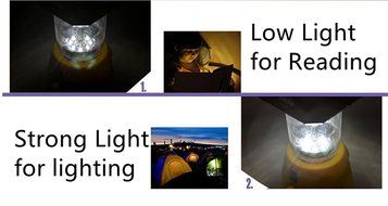 iRonsnow IS-039 Solar Hand Crank Emergency LED Camping Hiking Lantern Flashlight with FM Radio &amp; Siren, 500mAh... N3