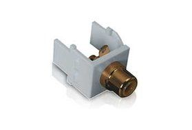 Snap-In Jack for Yellow RCA Plug N2