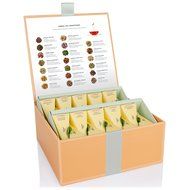Tea Fort&eacute; Tea Chest Herbal Tea Tasting Assortment with 40 Handcrafted Pyramid Tea Infusers - Chamomile, Chai,... N2