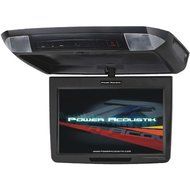 New POWER ACOUSTIK PT-110CM 11.2" Universal Ceiling-Mount Monitor with IR Transmitter &amp; 3 Interchangeable Skins