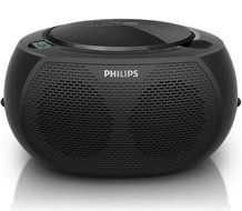 Philips AZ380/55 CD SoundMachine Portable Boombox Stereo USB/AUX MP3 Speaker System with AM/FM Radio and Dual...