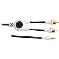 Monster MusicConnect Portable Audio Player to Stereo Cable - 2 meter Cable (1/8 Inch stereo mini plug to RCAs)...