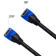 KabelDirekt (15 feet) 90&deg; Angle HDMI Cable (1080p 4K 3D High Speed with Ethernet ARC) - TOP Series N11
