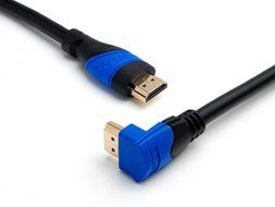 KabelDirekt (15 feet) 90&deg; Angle HDMI Cable (1080p 4K 3D High Speed with Ethernet ARC) - TOP Series N12