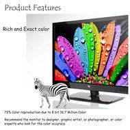 Zalcom Zevroid-30Q1 LCD Monitor 30&quot; Zero Bright Dot with Elivation Stand N5
