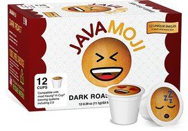 JavaMoji, Emoji K-Cup Pods, Dark Roast Coffee, 100% Recyclable, 12 Count