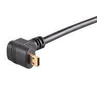 UCEC Down Angle Micro-HDMI to HDMI Cable - Male to Female - Supports Ethernet, 3D and Audio Return N7