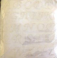 hot fix rhinestone motif,RHINESTONE IRON HEAT TRANSFER CAPITAL ALPHABET LETTERS and Numbers (LETTER STYLE 2) N7