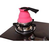 Youzee Foldable Outdoor Hot Water Boiler, Silicone Kettle Outdoor Gadgets Cooking Tools