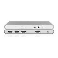 KanexPro 4K HDMI 3 x 1 Switcher, Silver (SW-HD20-3X14K)
