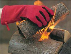 Woodeze Home Decorative Outdoor Accessorie FlameX Deluxe Fireplace Gloves - Pair