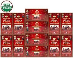 Pride Of India Organic Indian Assam Black Tea, 25 Tea Bags N2