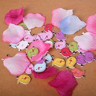 MuLuo 50pcs/Pack Painted Wooden Buttons Wooden Buttons Colorful Mixed Printing Two Holes Buckle Christmas Stockings... N5