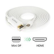 GANA Mini DisplayPort (DP) Male To Female Adapter Cable (Mini DP to HDMI 10ft Black) N27