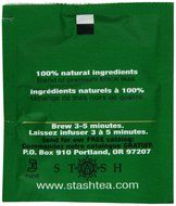 Stash Tea Double Bergamot Earl Grey Black Tea, 10 Count Tea Bags in Foil (Pack of 12) N12