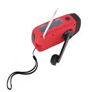 Lecmal Portable Emergency Solar Crank AM/FM/NOAA (WB) Weather Radio with LED Flashlight, Smartphone Cell Phone... N3
