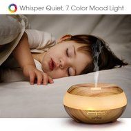 Aromatherapy Essential Oil Diffuser - 300ml Aroma Essential Oil Cool Mist Humidifier with Adjustable Mist Mode... N7