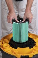 WORKSHOP Wet Dry Vacuum Filters WS23200F HEPA Media Filter For Shop Vacuum Cleaner (Single HEPA Media Filter For... N5