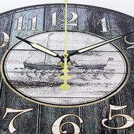 Retro style living room wall decoration watches absolutely silent wall clock vintage home decor unique N2