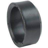 GENOVA PRODUCTS 52904 1-1/2 x 1-1/4 Reducing Bushing - Spigot x Hub - ABS/DWV, Black by Genova