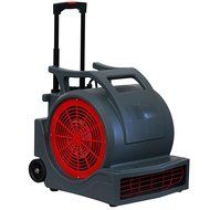 MOUNTO 3-Speed 1HP 4000+ CFM Monster Air Mover Floor Carpet Dryers with Handle Wheelkit (Grey) N6