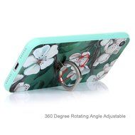 Badalink iPhone 7 Case (4.7&quot;) 360 Degree Rotating Ring Holder Kickstand Shockproof Soft TPU Rubber Bumper Frame... N51