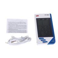 KT-908 Digital Temperature Humidity Tester Thermometer Clock Hygrometer &deg;C/&deg;F temperature unit selectable
