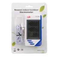 Indoor Outdoor LCD Digital Temperature Humidity Meter Thermometer Hygrometer/ Large LCD Display Simultaneously... N2