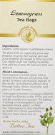 Celebration Herbals Organic Lemongrass Tea Caffeine Free -- 24 Herbal Tea Bags