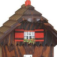 German Black Forest weather house TU 73 dunkel