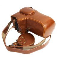 xhorizon TM FL1 Full Protection Bottom Opening Version Protective Leather Camera Case Bag with Tripod Design for... N29