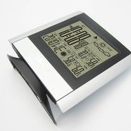 DYKIE RS8708E3 Wireless Weather Station,Digital Alarm Clock Indoor/Outdoor Thermometer Hygrometer