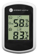 Ambient Weather WS-03 Compact Indoor Temperature and Humidity Monitor, 1-Pack
