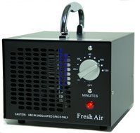 Fresh Air Commercial Air Purifier Ozone Generator 3500mg Cleaner Deodorizer (Black)
