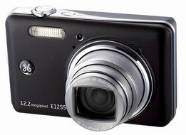 GE 1255W-SL 12MP Digital Camera with 5X Optical Zoom and 3.0-Inch LCD Screen with Auto Brightness (Silver) N11
