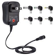 IAITE Universal AC/DC Adapter 12W Switching Power Supply with Six Adaptor Plugs for 3V to 12V Electronics N8