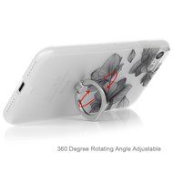 Badalink iPhone 7 Case (4.7") 360 Degree Rotating Ring Holder Kickstand Shockproof Soft TPU Rubber Bumper Frame... N61