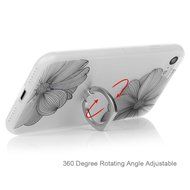 Badalink iPhone 7 Case (4.7") 360 Degree Rotating Ring Holder Kickstand Shockproof Soft TPU Rubber Bumper Frame... N67