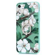 Badalink iPhone 7 Case (4.7") 360 Degree Rotating Ring Holder Kickstand Shockproof Soft TPU Rubber Bumper Frame... N68