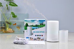 100ml Home Mini LED Series Aroma Diffuser Essential Oil Air Humidifier FD03 by Purple-violet