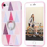 Badalink iPhone 7 Case (4.7") 360 Degree Rotating Ring Holder Kickstand Shockproof Soft TPU Rubber Bumper Frame... N70