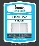 Idylis C HEPA Air Purifier Filter replacement; Fits Idylis Air Purifiers IAP-10-200, IAP-10-280; Home Revolution... N10
